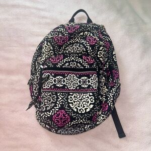 Vera Bradley Campus Backpack - Canterberry Magenta